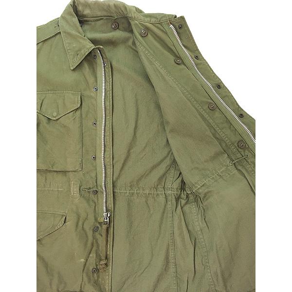 古着 50s 米軍 US ARMY M-51 初期型 ヘビー コットンサテン ミリタリー