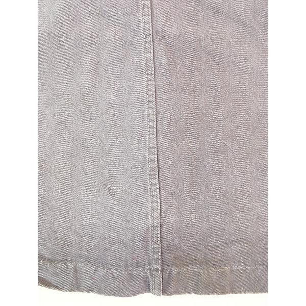 古着 90s Canada製 DUAL CONTROL 100%コットン 先染め パープル デニム