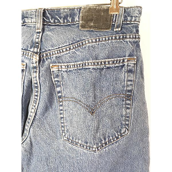 古着 90s USA製 Levi's Silver Tab 570-0891 ブルー デニム バギー