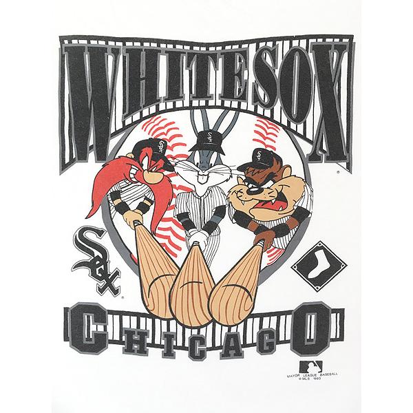 古着 90s LOONEY TUNES MLB Chicago White Sox ホワイトソックス