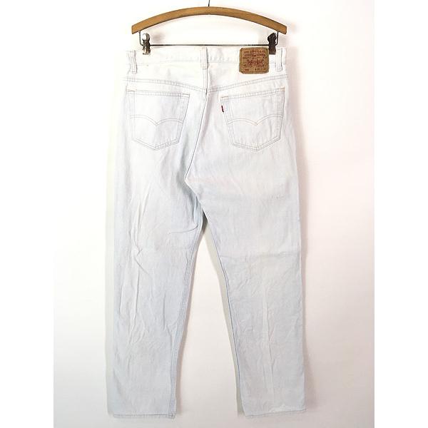 古着 90s USA製 Levi's 501-0105 アイスブルー デニム パンツ ジーンズ
