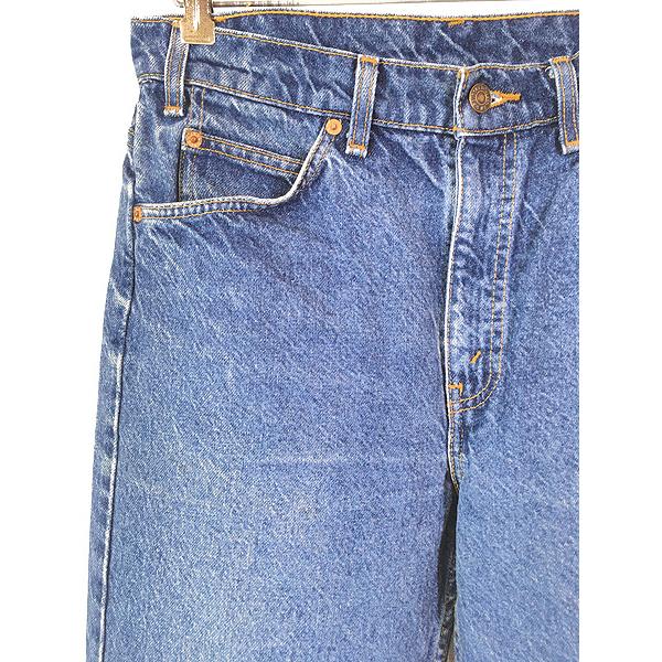 古着 90s Levi's 505-0215 濃紺 ブルー デニム パンツ ジーンズ スリム