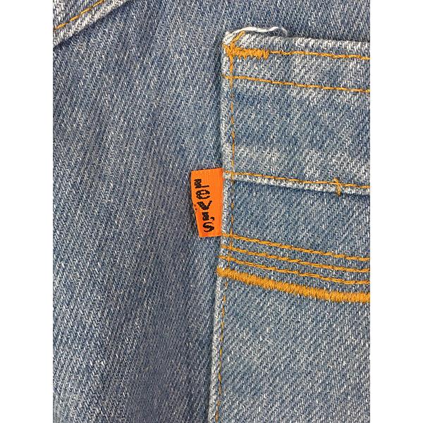 古着 80s Levi's 22506-5015 デザインポケット ライトブルー デニム