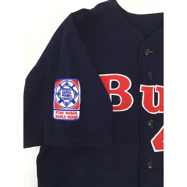 古着 70s USA製 No44 ANGELO Budweiser バドワイザー ビール 企業 ベースボール シャツ 44 古着 古着 70s USA製 No44 ANGELO Budweiser バドワイザー ビール 企業