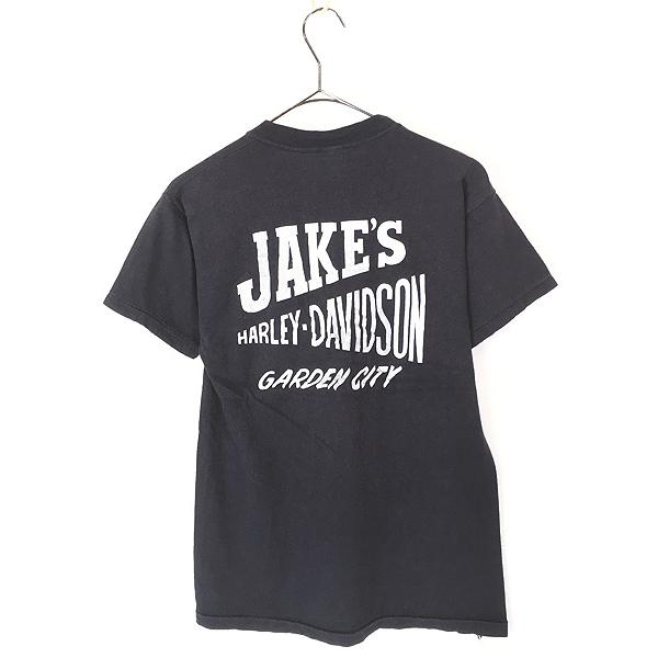 古着 70s USA製 Spruce 「Sportster」 HARLEY DAVIDSON 両面 プリント