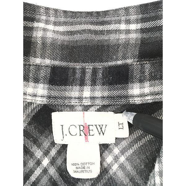 古着 90s J Crew ブラック オンブレ シャドー チェック フランネル