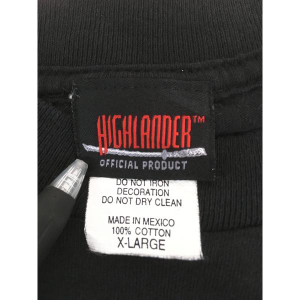 古着 90s HIGH LANDER ハイランダー 「100th」 悪魔の戦士 映画