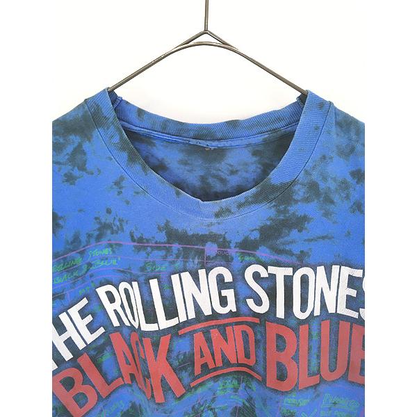 古着 90s Rolling Stones 「Black And Blue」 ツアー ロック バンド