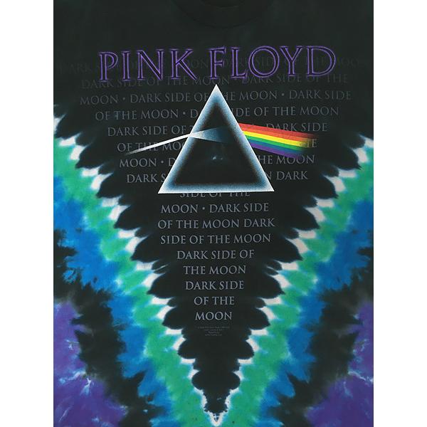 古着 00s Pink Floyd 「The Dark Side of The Moon」 狂気 プログレ ロック バンド タイダイ Ｔシャツ XL 古着 00s Pink Floyd 「The Dark Side of The Moon」 狂気 プログレ