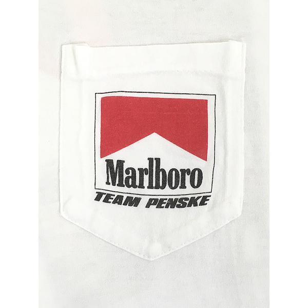 古着 90s USA製 Marlboro Racing 92 レーシング フォト ポケット Tシャツ ポケT XL 古着 古着 90s USA製 Marlboro Racing 92 レーシング フォト ポケット T