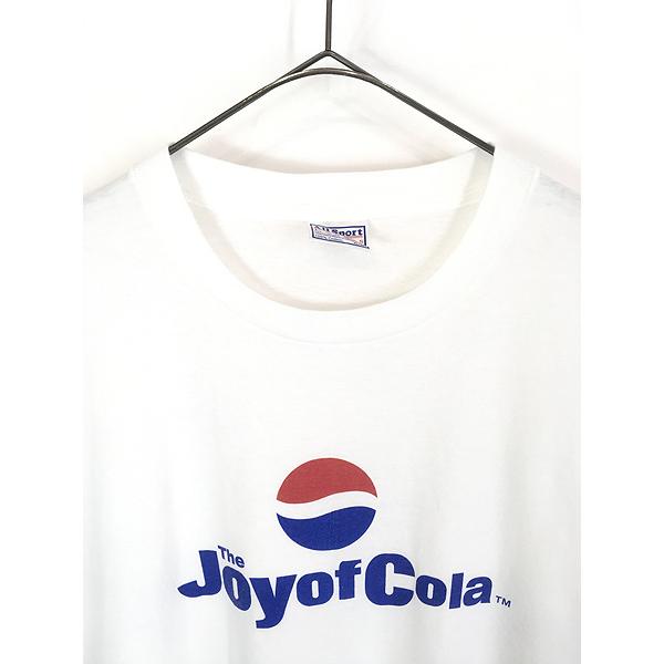 古着 90s USA製 PEPSI ペプシ コーラ 「The JoyofCola」 企業 BIG ロゴ 