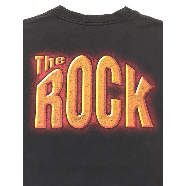 古着 90s WWF The Rock ドウェイン ジョンソン レスリング プロレス