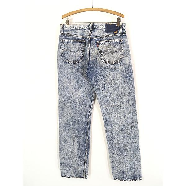 古着 80s USA製 Levi's 501-0109 ブルー ケミカルウォッシュ デニム