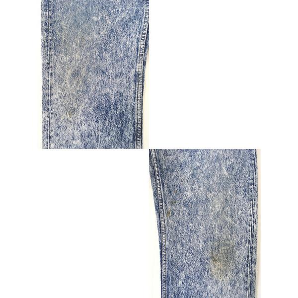 古着 80s USA製 Levi's 501-0109 ブルー ケミカルウォッシュ デニム
