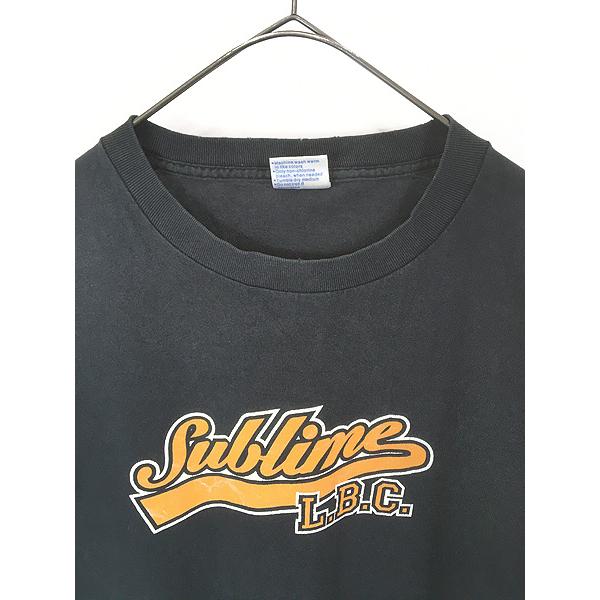 古着 90s Sublime L.B.C. ロゴ レゲエ スカ パンク ロック バンド T