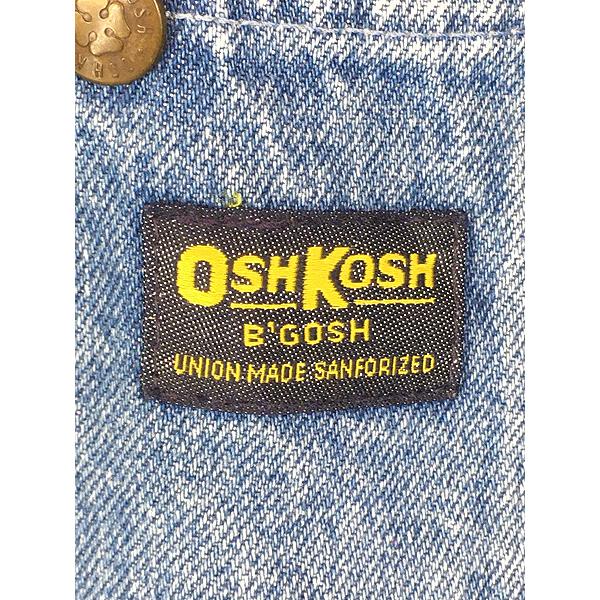 古着 80s USA製 OshKosh B'gosh ブルー デニム ワーク カバーオール