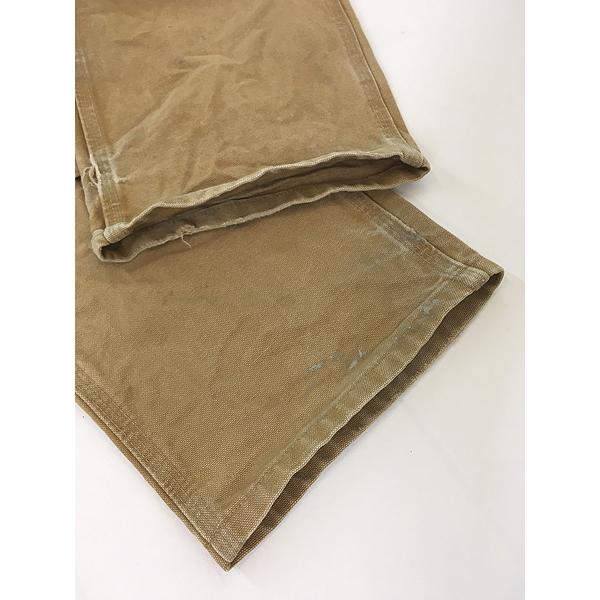 古着 10s Carhartt BRN フェード ブラウン ダック Wニー ペインター