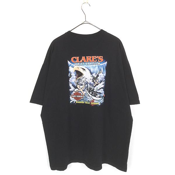 古着 00s HARLEY DAVIDSON メイプルリーフ フラッグ シロクマ イーグル
