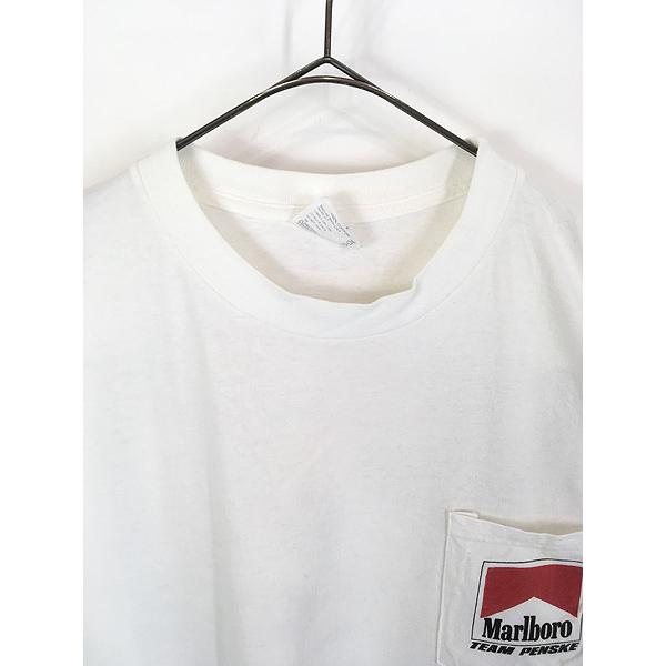 古着 90s USA製 Marlboro Racing 92 レーシング フォト ポケット T 