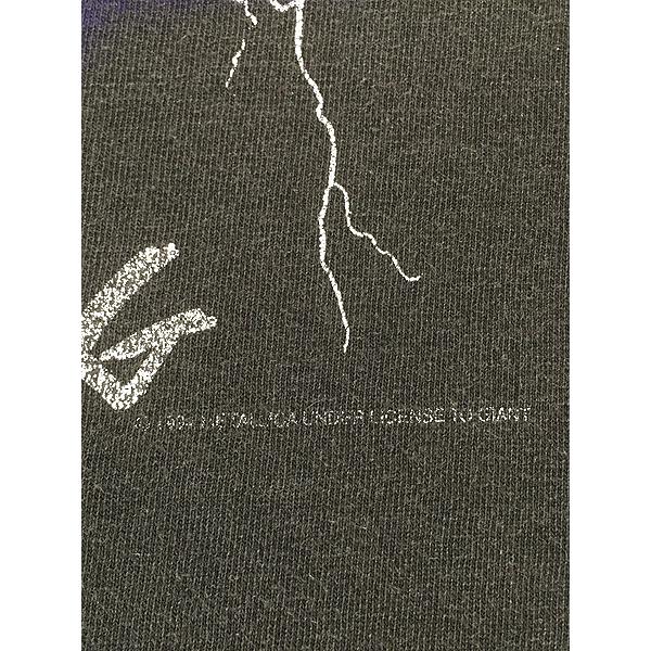 古着 90s USA製 METALLICA 「Ride the Lightning」 電気椅子 ヘヴィ