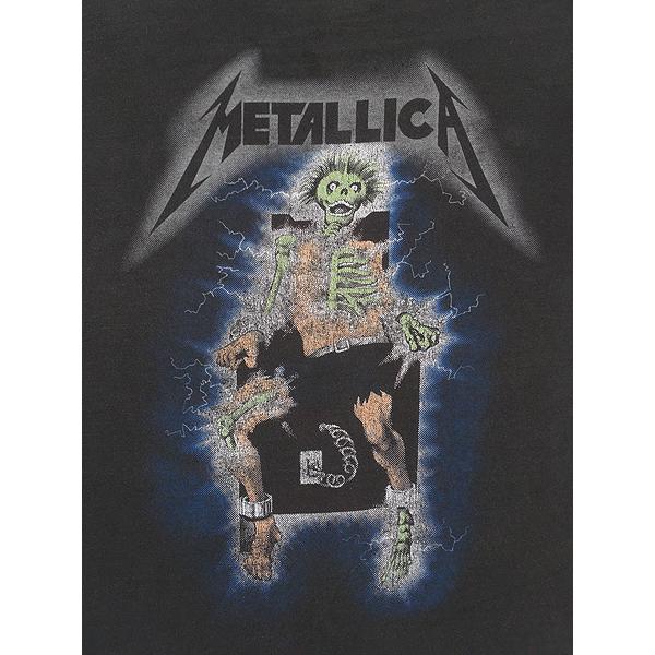 古着 90s USA製 METALLICA 「Ride the Lightning」 電気椅子 ヘヴィ