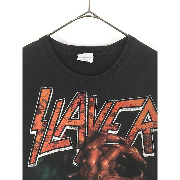 古着 00s SLAYER 「Satanic Demon」 ツアー ハンド スラッシュ メタル