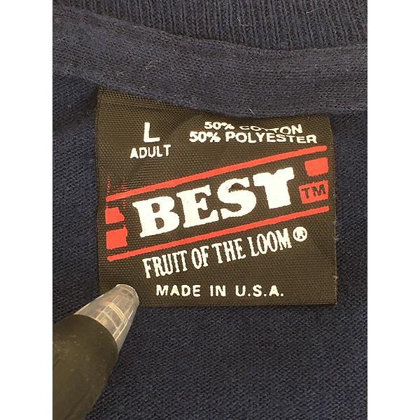 古着 80s USA製 Fruit of the Loom BEST 無地 プレーン 50/50 オールド 