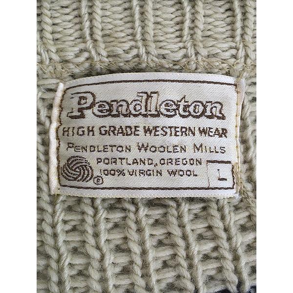 古着 70s USA製 Pendleton 「High Grade Western Wear」 ラーメン柄
