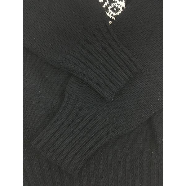 古着 50s Kandahar フラワー モチーフ 針抜き ローゲージ ウール