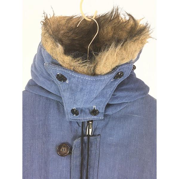 古着 70s 貴重!! Type Denim N-3B ファー フーデッド パデッド 