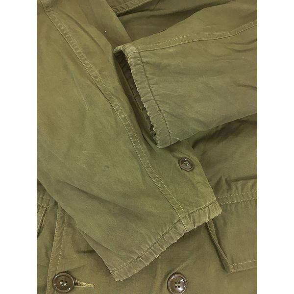 古着 40s 米軍 US ARMY M-1943 コットンンポプリン ダブルブレスト マッキーノ ジープ コート 38 古着 40s 米軍 US ARMY M-1943 コットンンポプリン ダブルブレスト