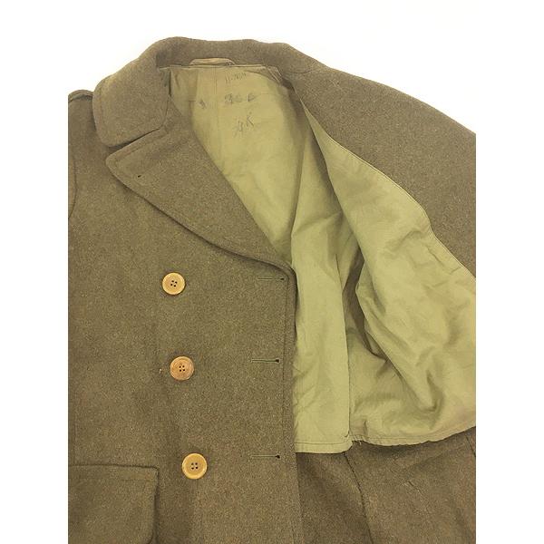 古着 40s 米軍 US ARMY ミリタリー 32oz メルトン ウール ダブルブレスト オフィサー コート 40位 ミント!! 古着 40s 米軍 US ARMY ミリタリー 32oz メルトン ウール ダブル