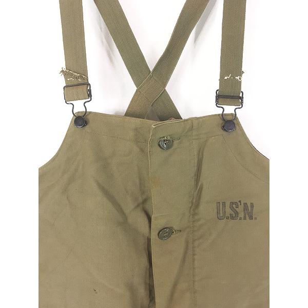 古着 40s 米軍 USN ステンシル ジャングルクロス N-1 デッキ パンツ