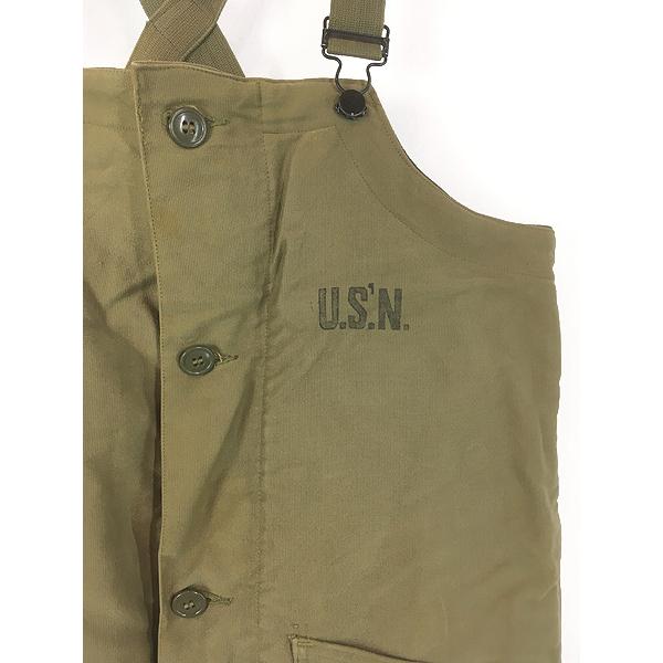 古着 40s 米軍 USN ステンシル ジャングルクロス N-1 デッキ パンツ