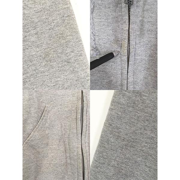 古着 80s Carhartt 裏地 メッシュ スウェット ジップ パーカー グレー