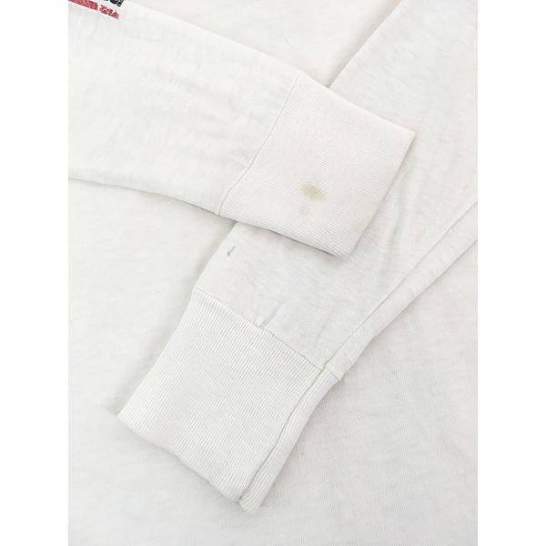 古着 70s USA製 BELL HELMETS 「BELL」 袖ライン 長袖 Tシャツ ロンT M