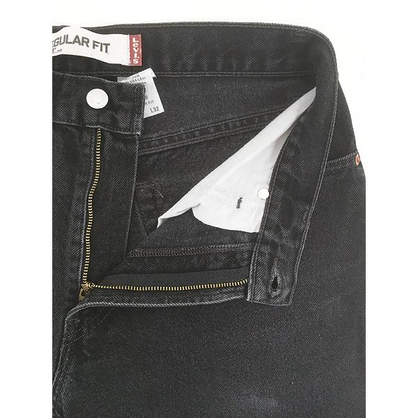 古着 00s Levi's 505-0260 サルファ スーパー ブラック デニム パンツ