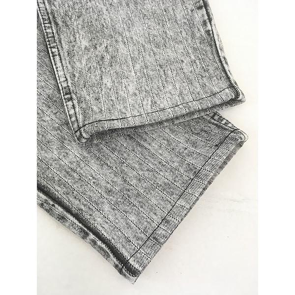 古着 80s USA製 Levi's 550-0357 先染め ブラック ケミカル ストライプ