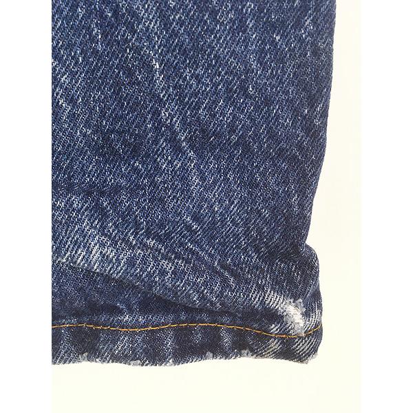 古着 80s USA製 Levi's 505-0217 縦落ち ブルー デニム パンツ