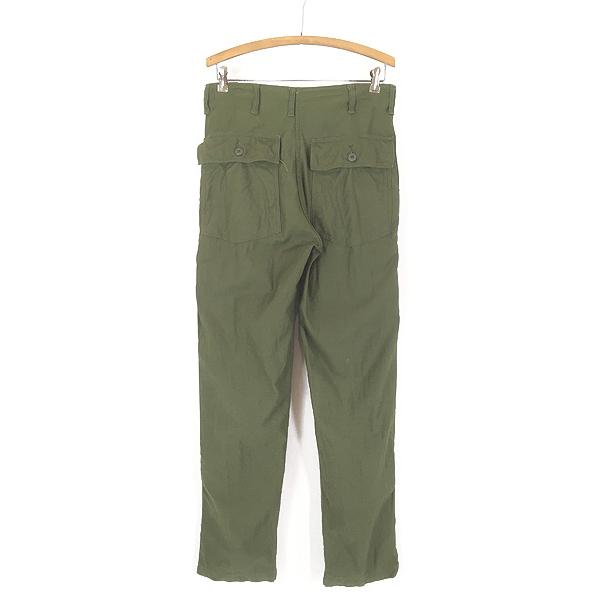 古着 60s 米軍 US ARMY Type1 100%コットンサテン ミリタリー ベイカー トラウザーズ パンツ スリム W31 L32 ミント!! 古着 60s 米軍 US ARMY Type1 100%コットンサテン ミリタリー ベイカー