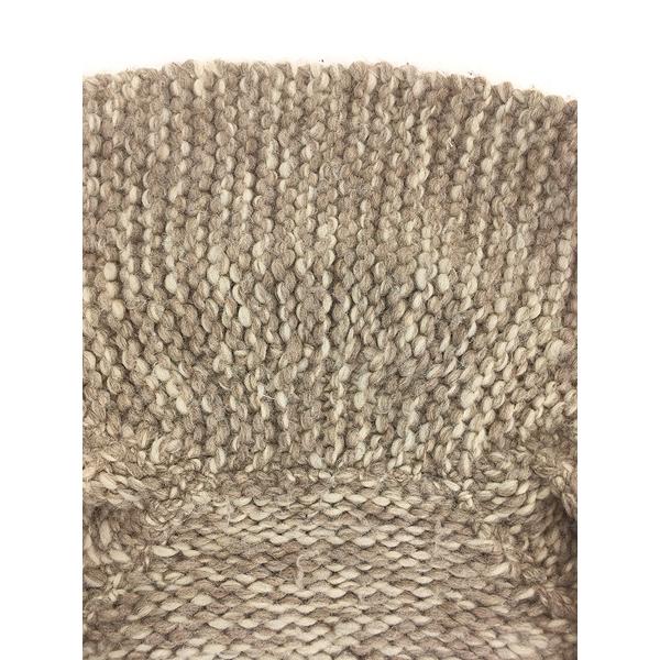 古着 80s サンダーバード 柄 ヘチマ襟 ヘビー ウール ハンド ニット