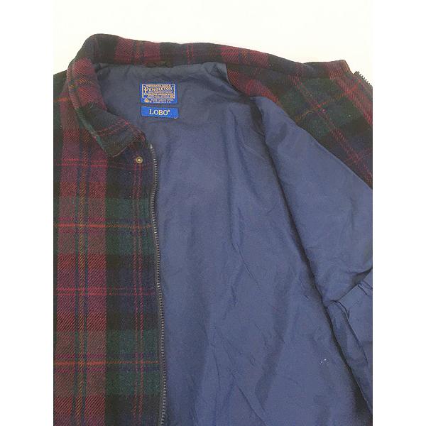 古着 80s USA製 Pendleton LOBO 3M Thinsulate 中綿 パデッド 比翼
