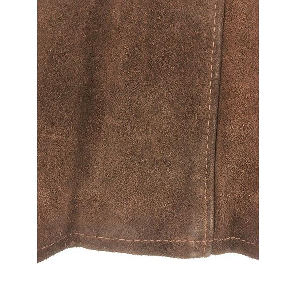 古着 80s USA製 Schott Western ウエスタン ヨーク 本革 スエード