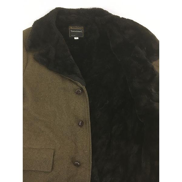 古着 70s Towncraft JC Penney メルトン ウール ボア ランチ コート 40 古着 70s Towncraft JC Penney メルトン ウール ボア ランチ コート 40