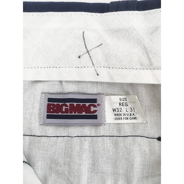 古着 90s USA製 BIG MAC コットンツイル ワーク チノ パンツ