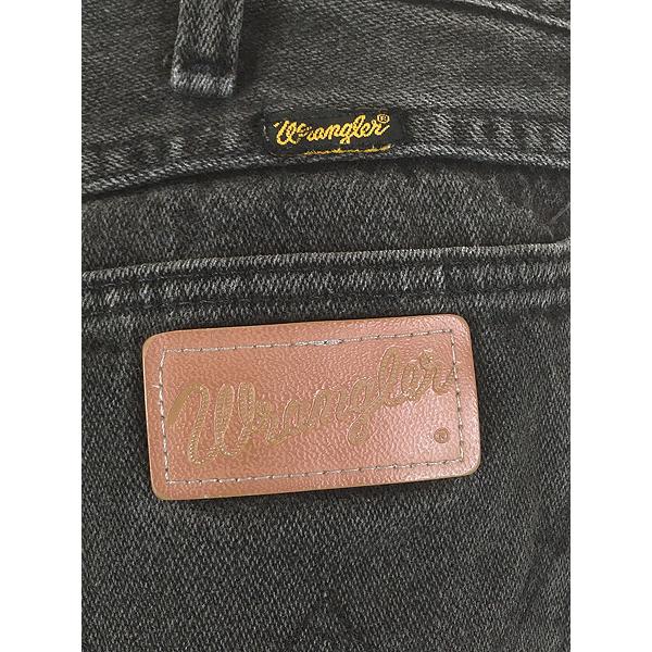 古着 90s USA製 Wrangler 13MWZWK ブラック デニム パンツ ジーンズ