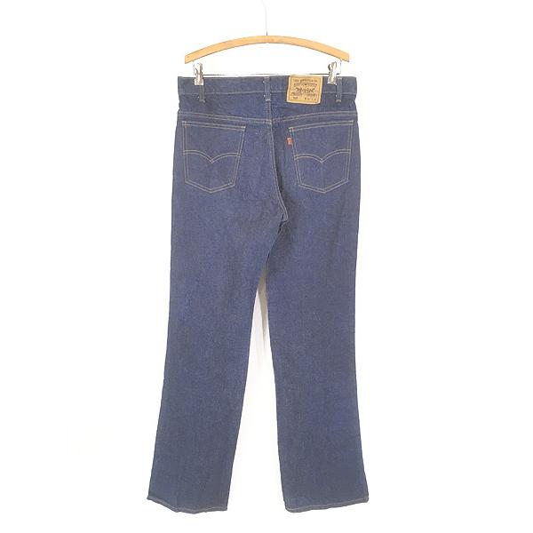 古着 90s USA製 Levi's 517-0217 真紺 ブルー デニム ブーツカット