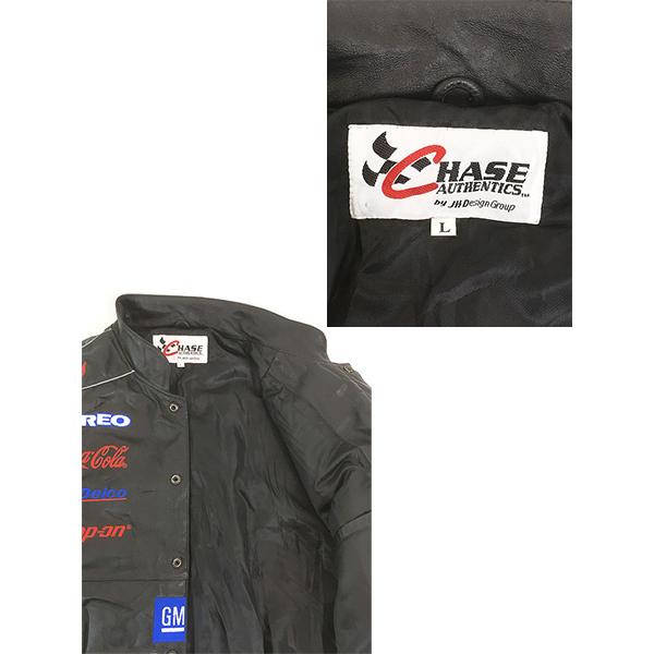 古着 CHASE by JH 「GM Goodwrench Service」 本革 オール レザー