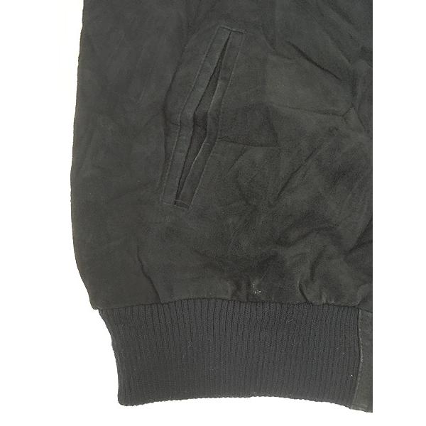 古着 90s CAMEL キャメル ワンポイント 刺しゅう 本革 スエード オール