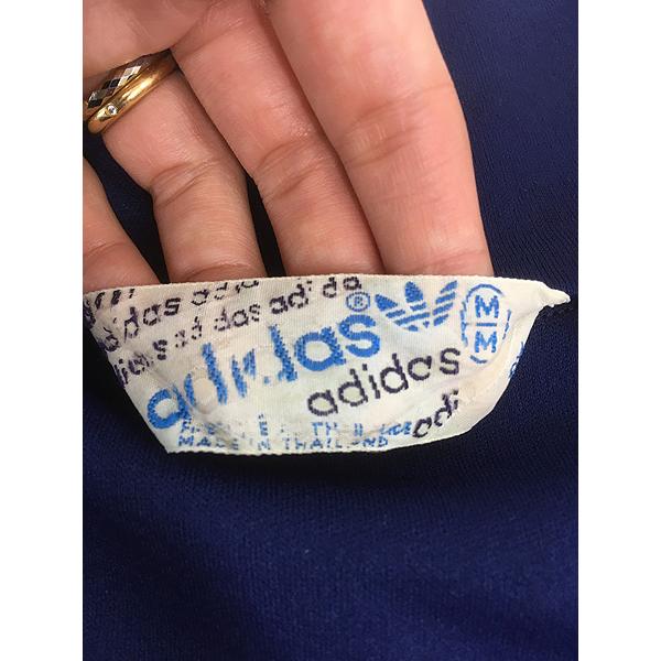 古着 80s adidas 3ライン ハイネック ジャージ トップ トラック スーツ